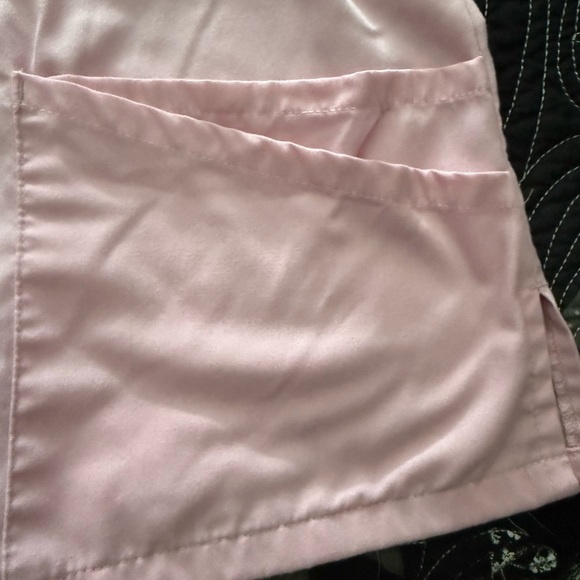 Pink V-Neck Scrub Top - Picture 3 of 5